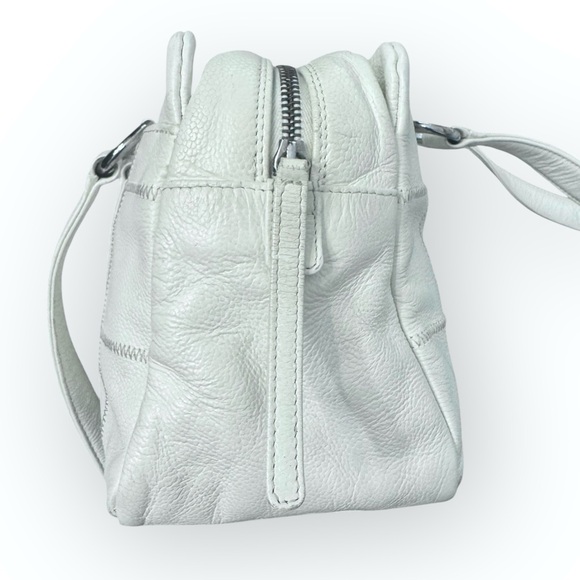 CHANEL 2003/04 Coco Bar Caviar Quilted Leather LAX Bowler/Shoulder Bag, Ivory - Picture 5 of 16